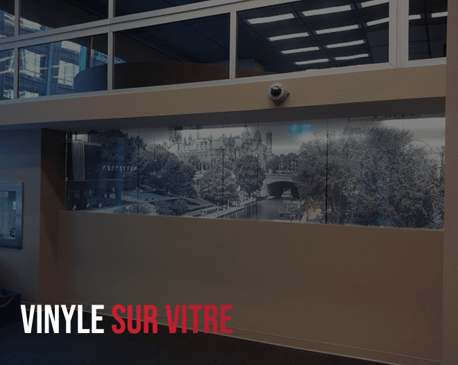 VINYLE SUR VITRE