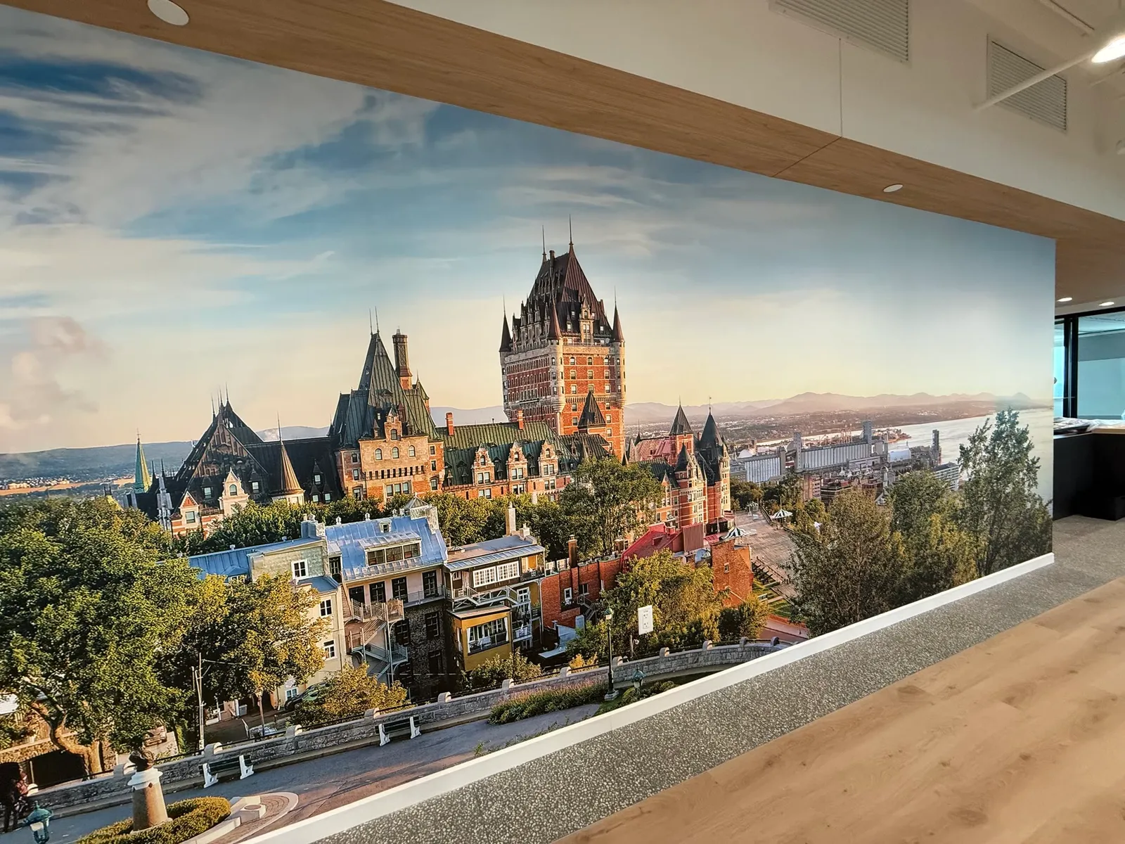 Murale grand format du Château Frontenac
